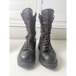 Matterhorn Combat Boots Mens Black Good Leather Tactical Military 8M